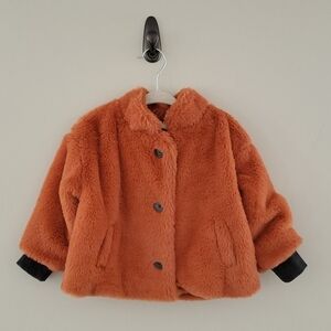 Stem faux fur jacket